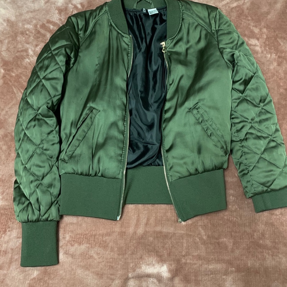 Green coat